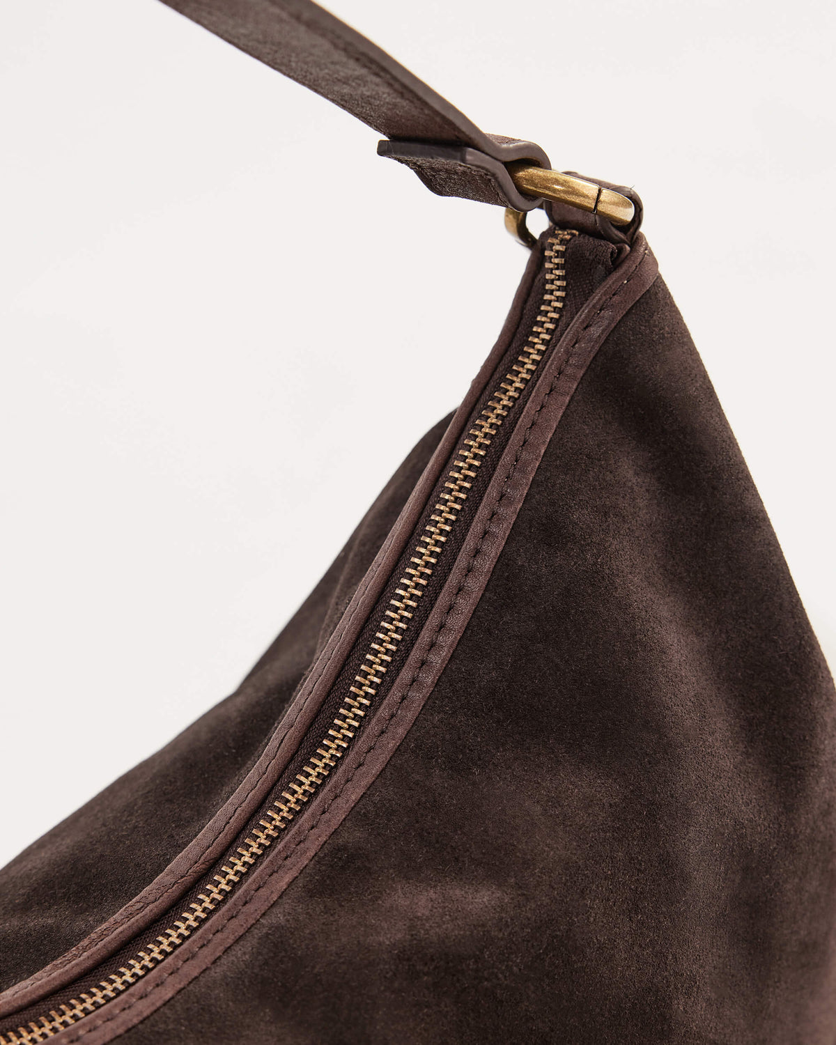 Suede Slouchy | Chocolate