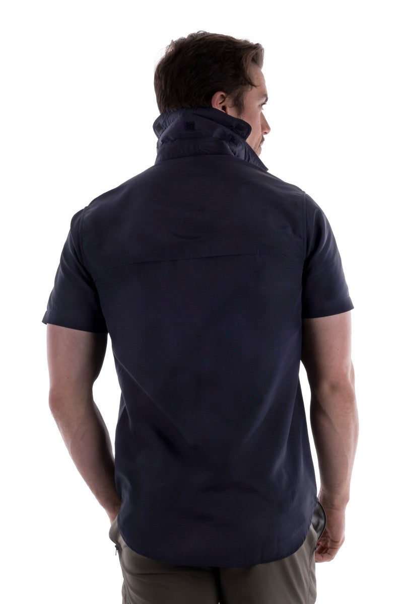 Mitchell Adventure 2 Pocket Short Sleeve Shirt | Navy - Thomas Cook - Beechworth Emporium