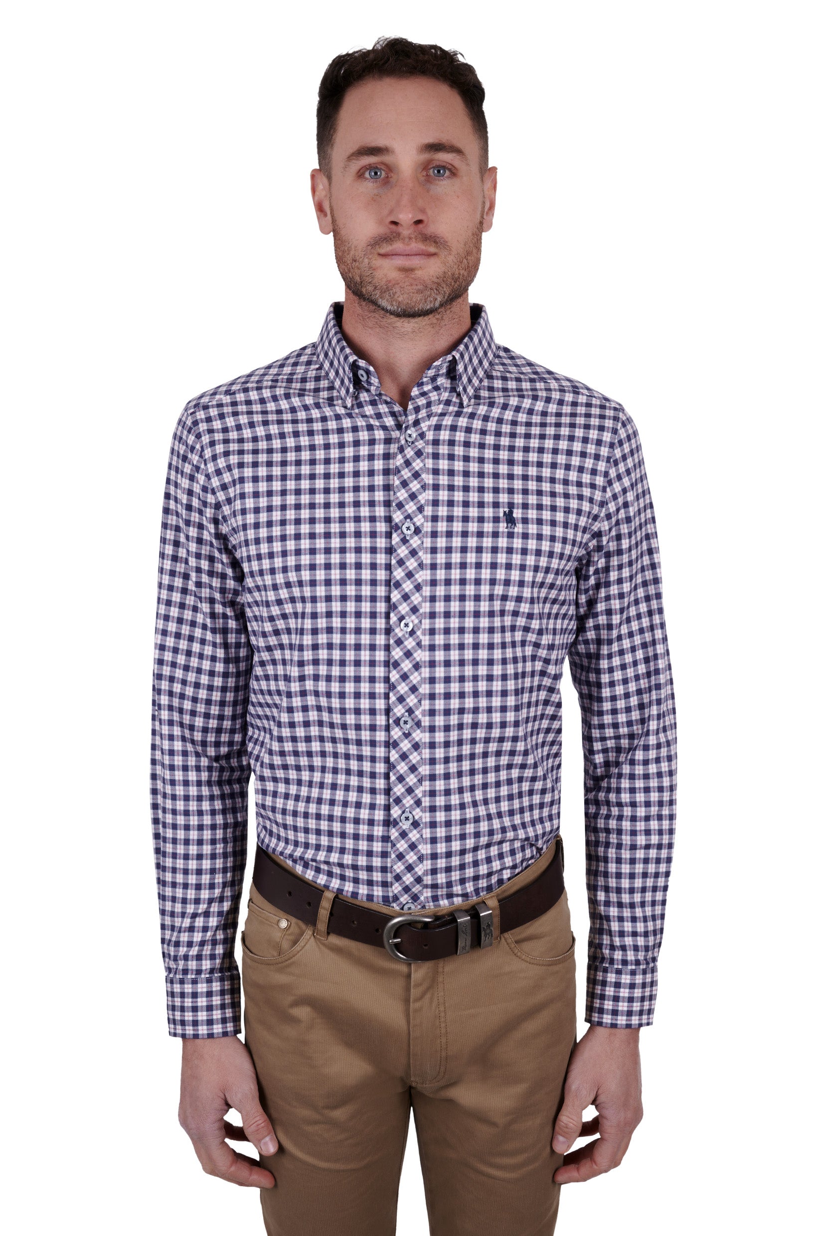 Heath Tailored Long Sleeve Shirt - Thomas Cook - Beechworth Emporium