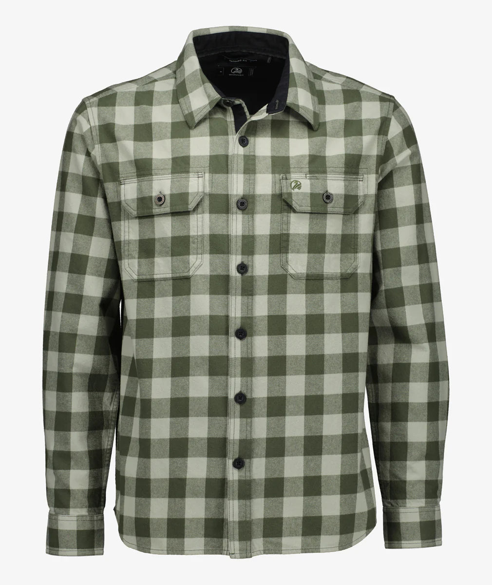 Taranaki Tailor Shirt | Horizon Grey/Dark Olive
