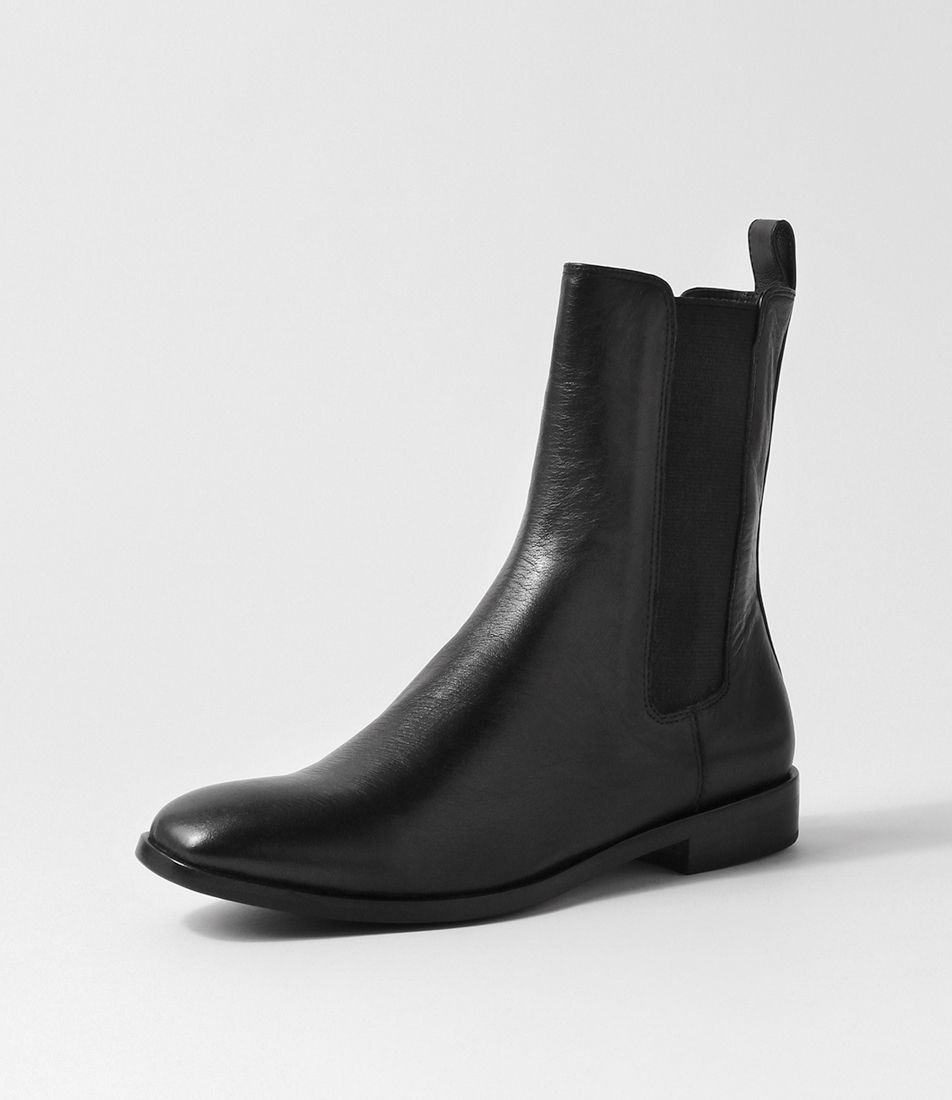 Wanderer Black Leather Boots - Mollini - Beechworth Emporium