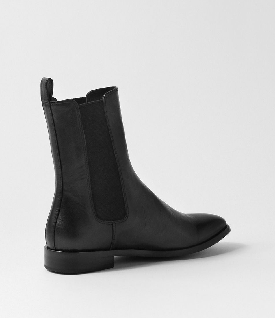 Wanderer Black Leather Boots - Mollini - Beechworth Emporium