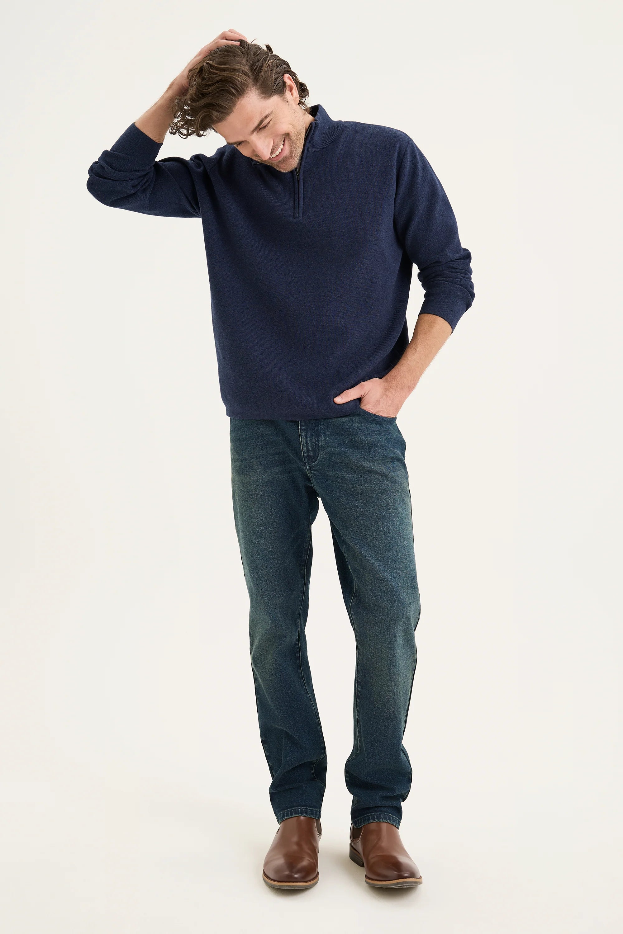 Weston Knit | Marine - - Beechworth Emporium