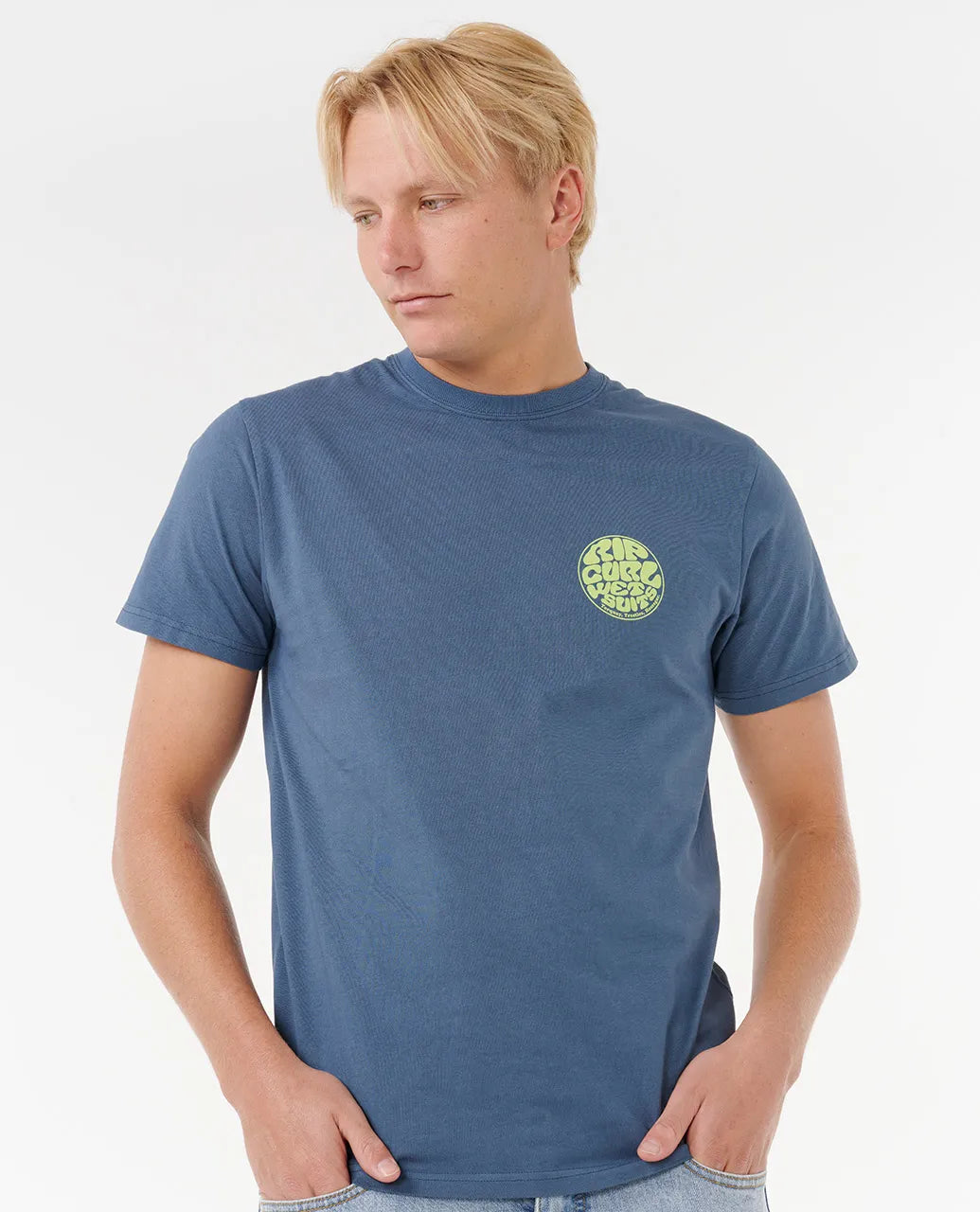 Wettie Icon Tee | Light Navy - - Beechworth Emporium