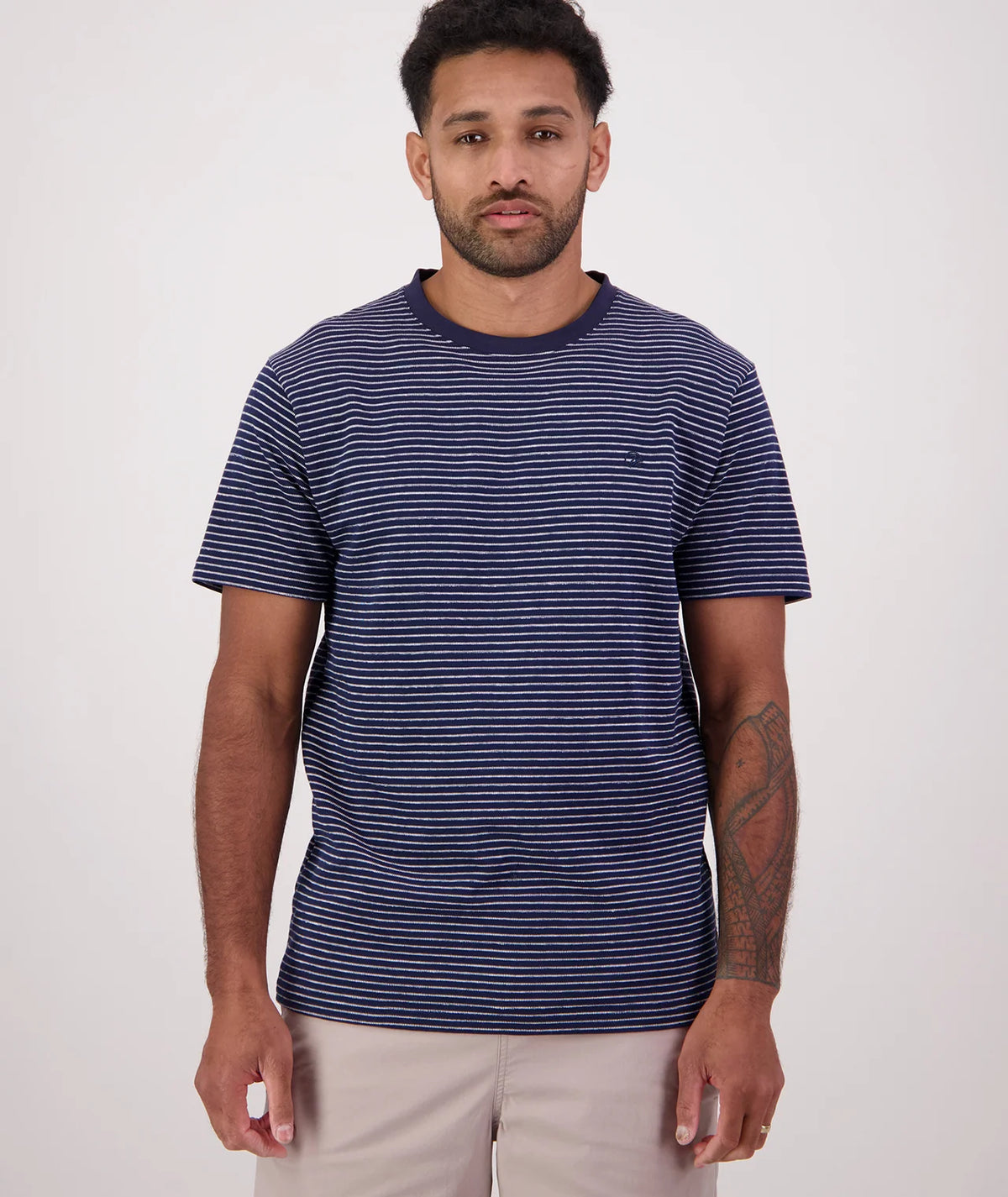 Willowby Stripe T-Shirt | Navy/White