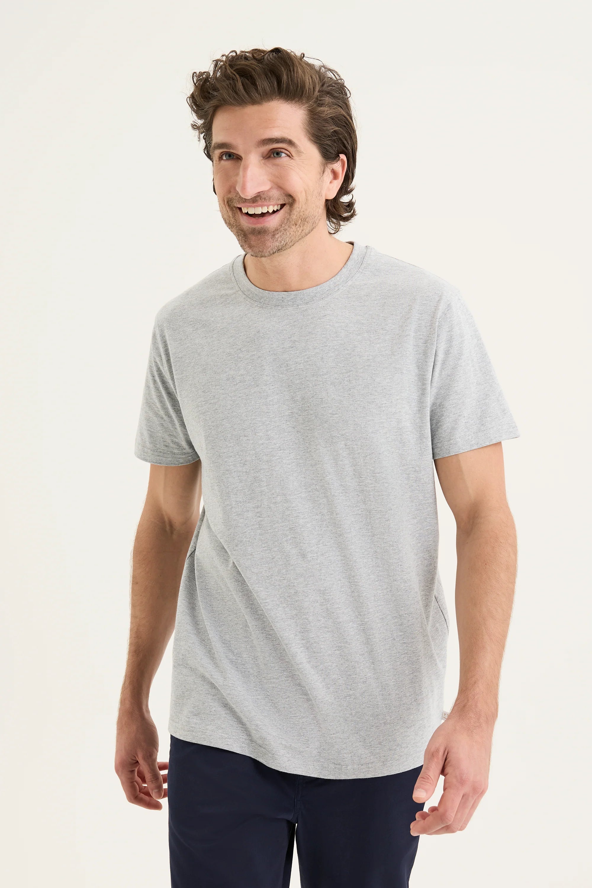 Winton Tee | Grey Marle - - Beechworth Emporium
