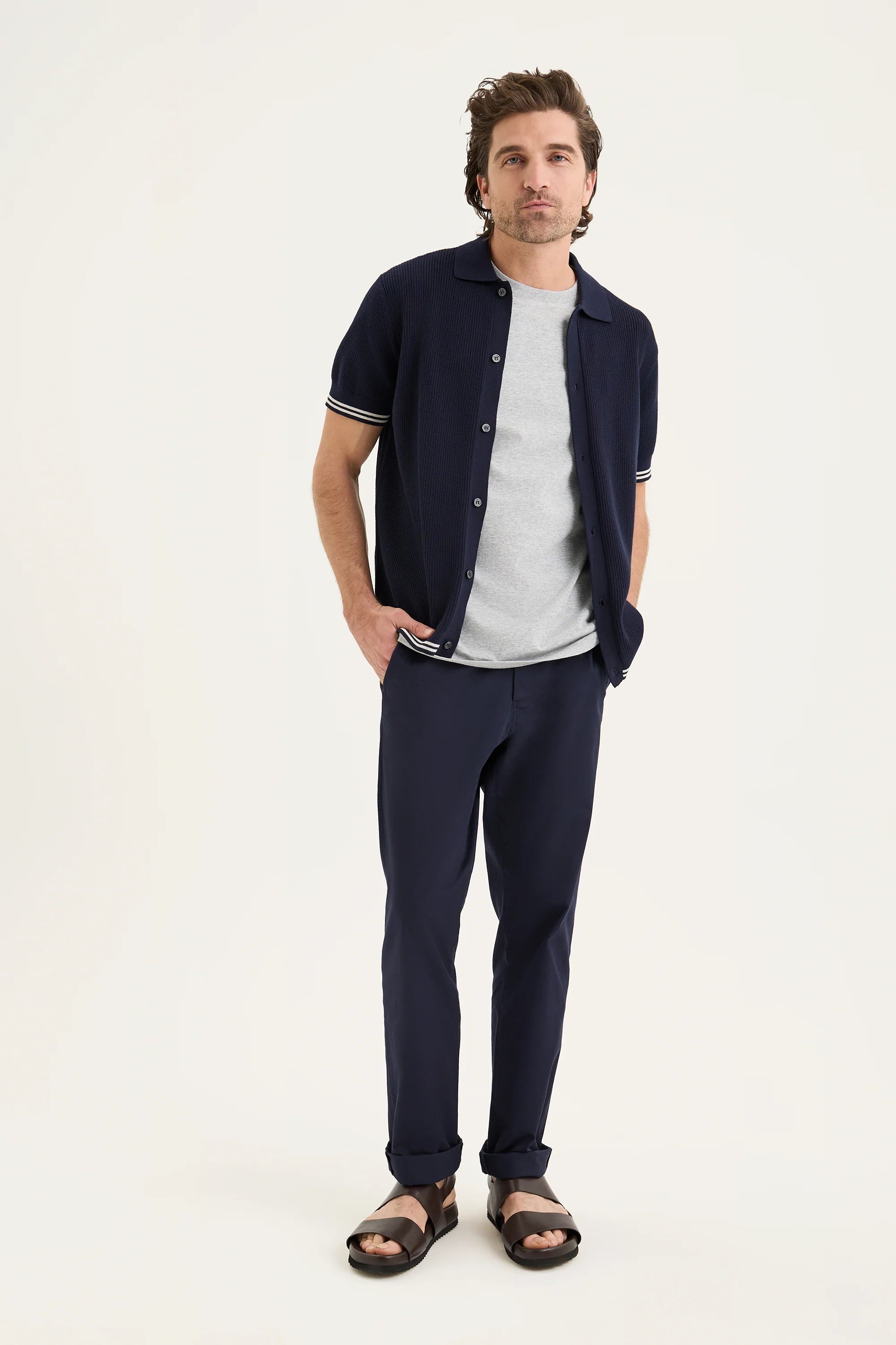 Winton Tee | Grey Marle - - Beechworth Emporium