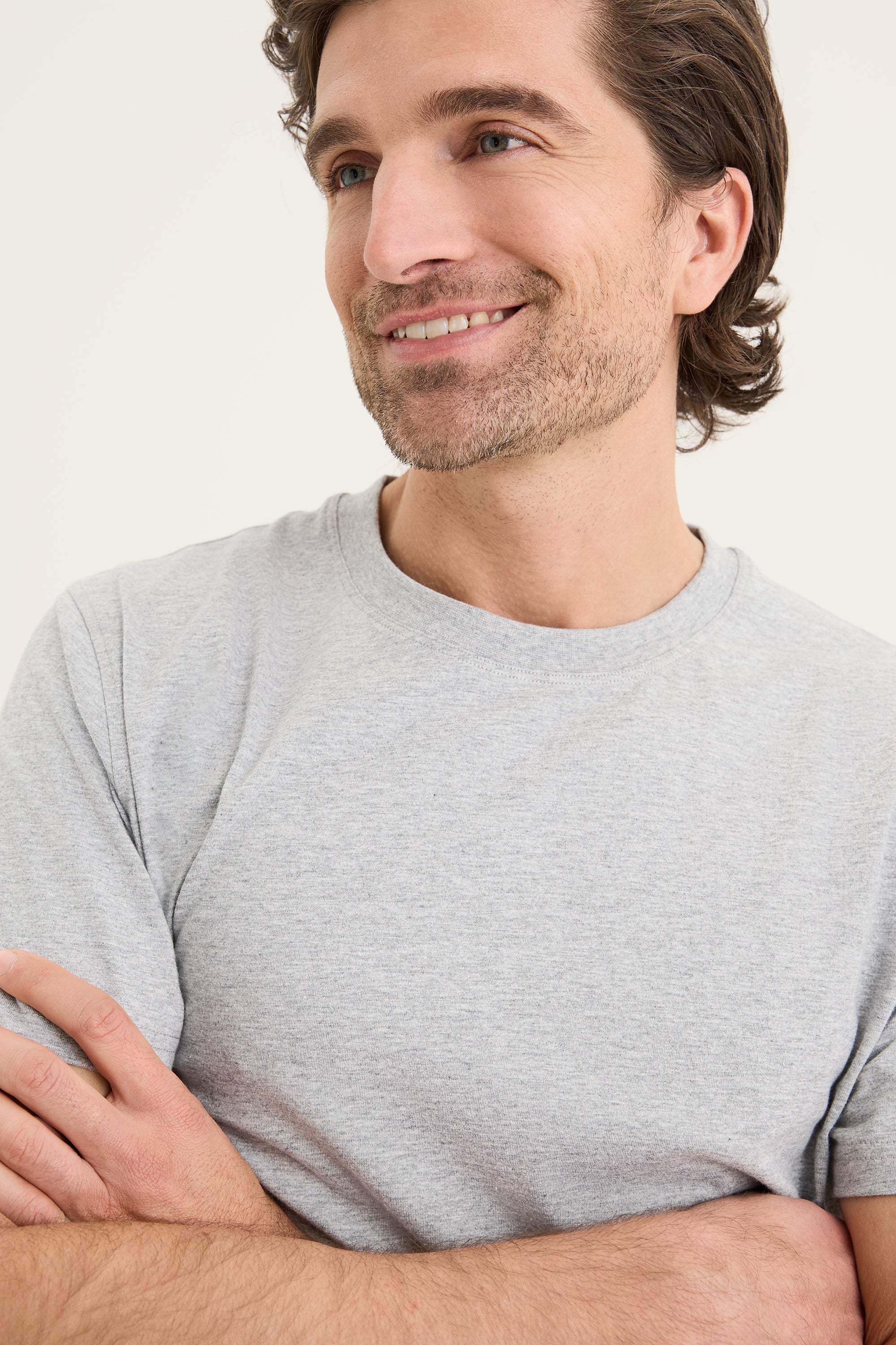 Winton Tee | Grey Marle - - Beechworth Emporium
