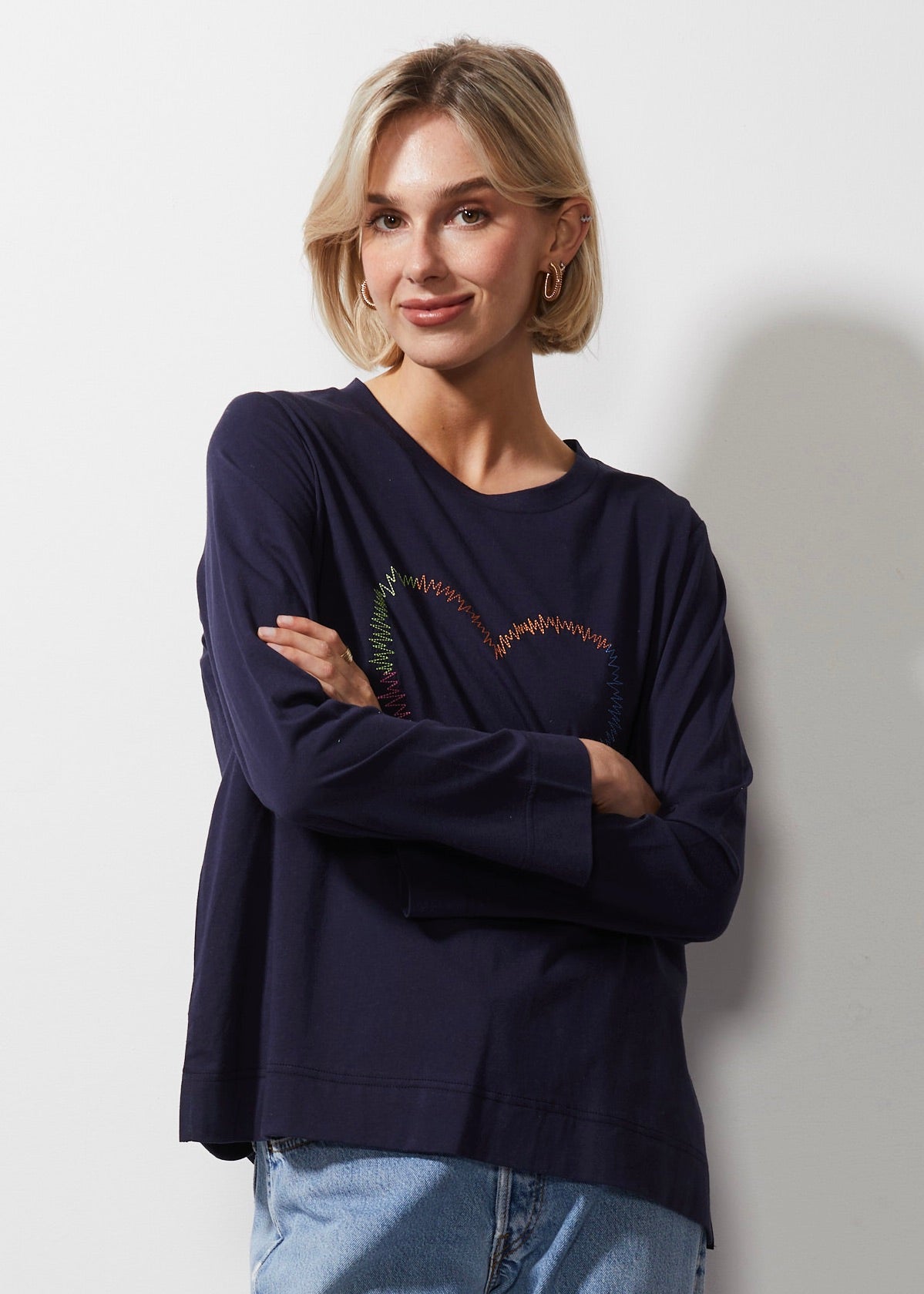 Electric Love T-Shirt | Navy -  - Beechworth Emporium