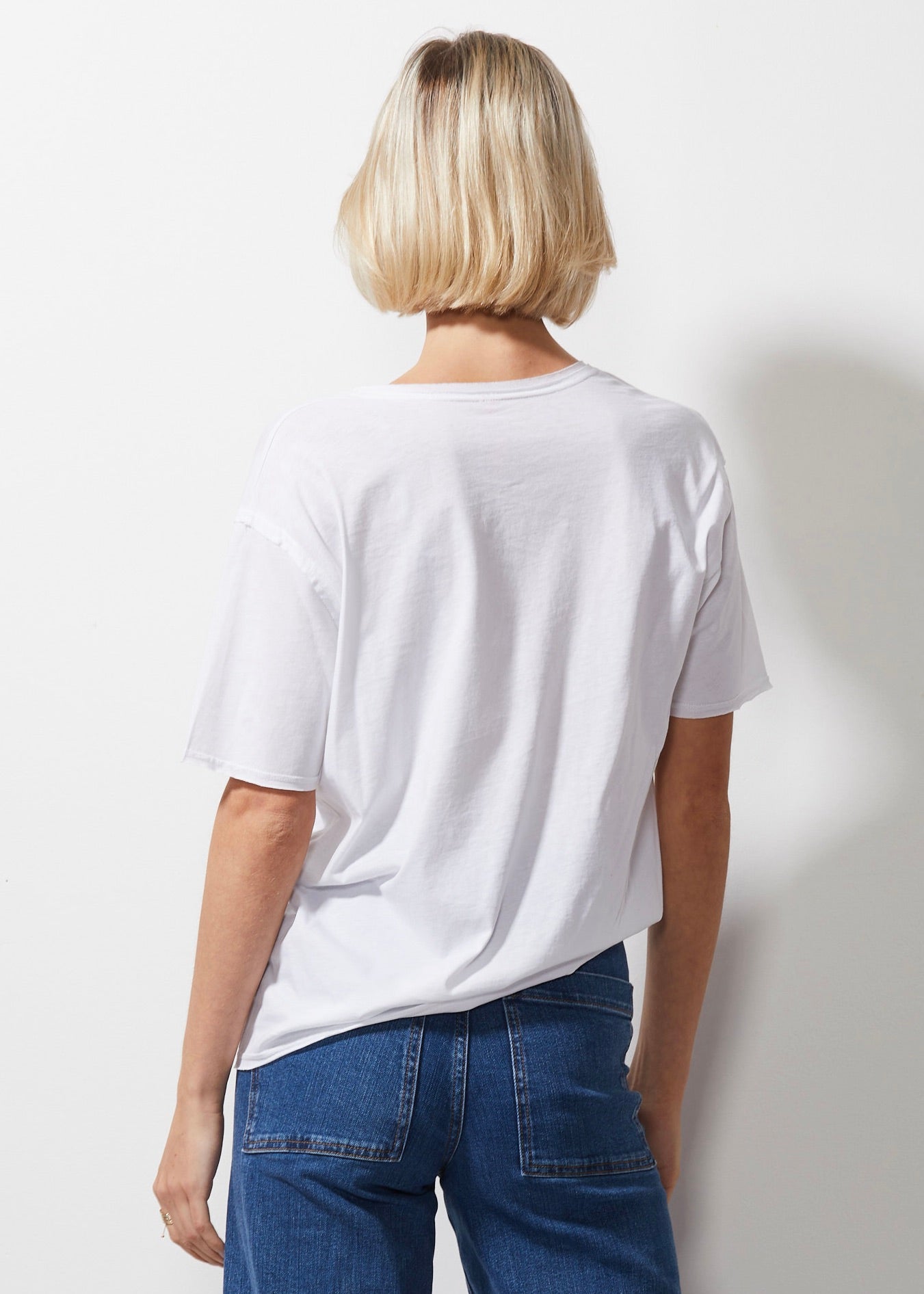V Neck Tee | White -  - Beechworth Emporium