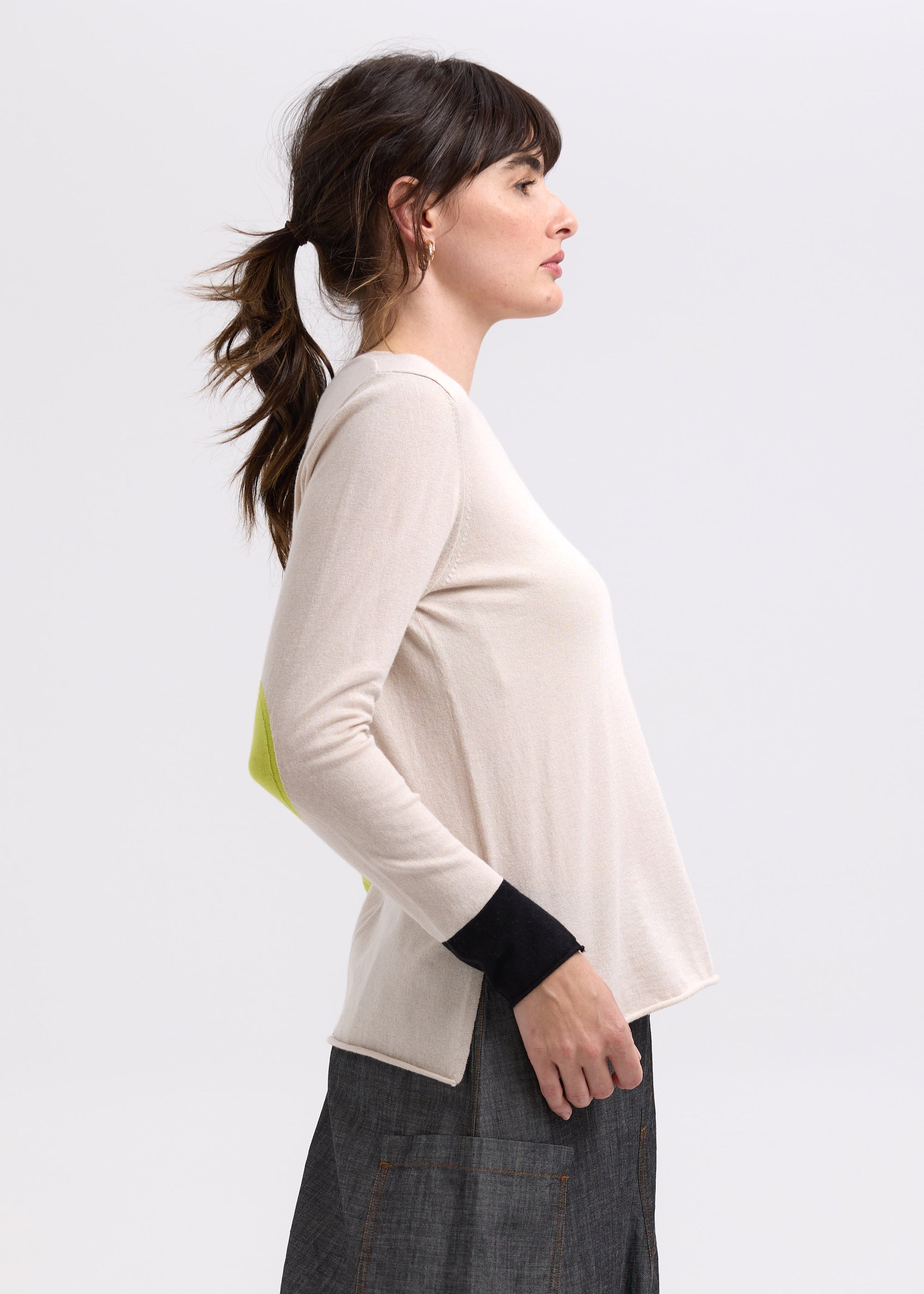 Elbow Patch Jumper | Canvas