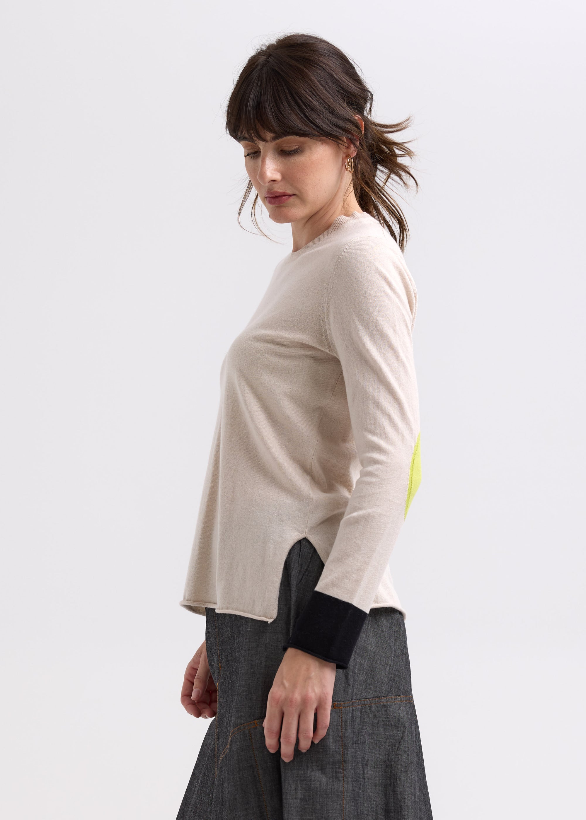 Elbow Patch Jumper | Canvas