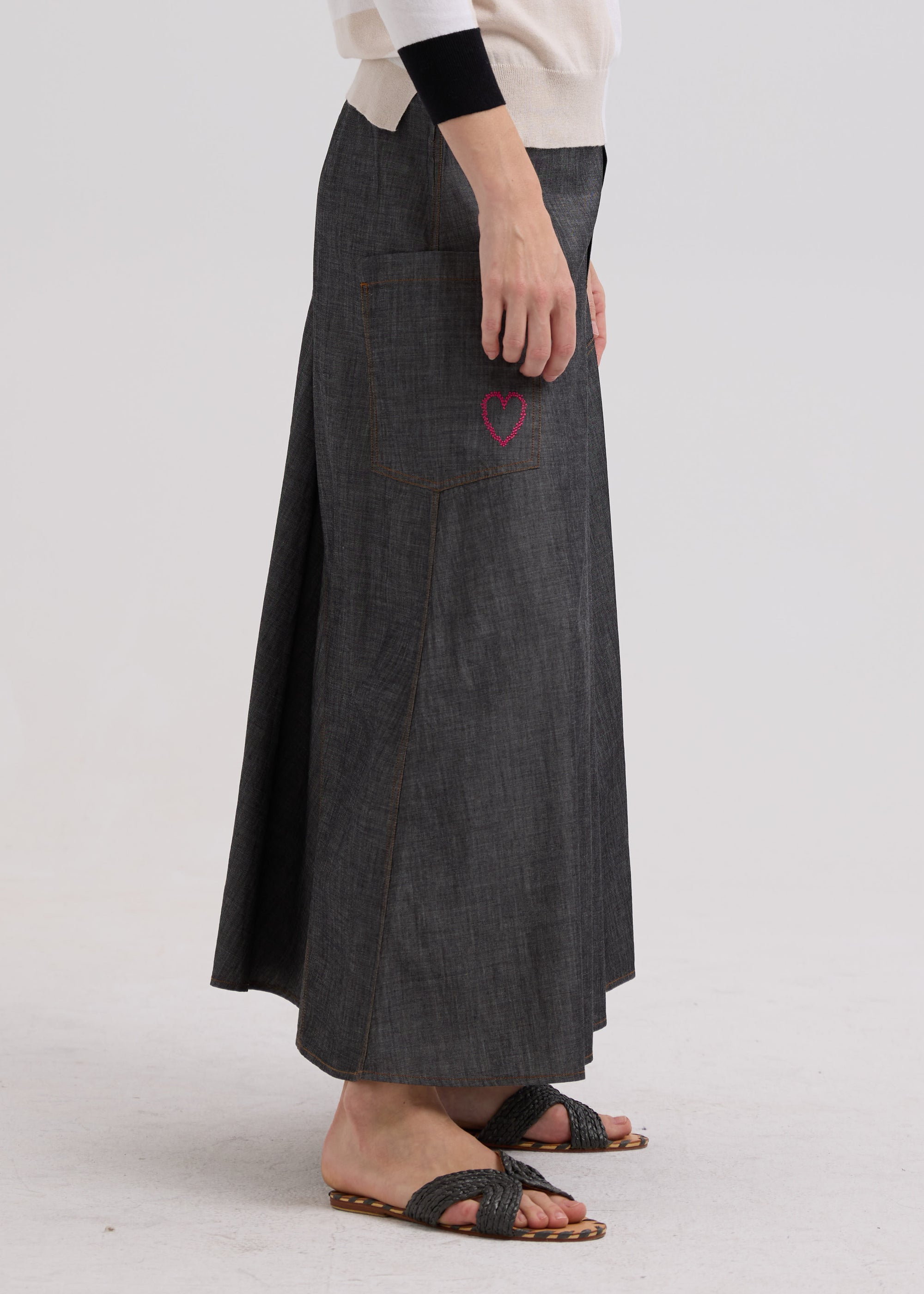 Denim Skirt | Industrial Denim