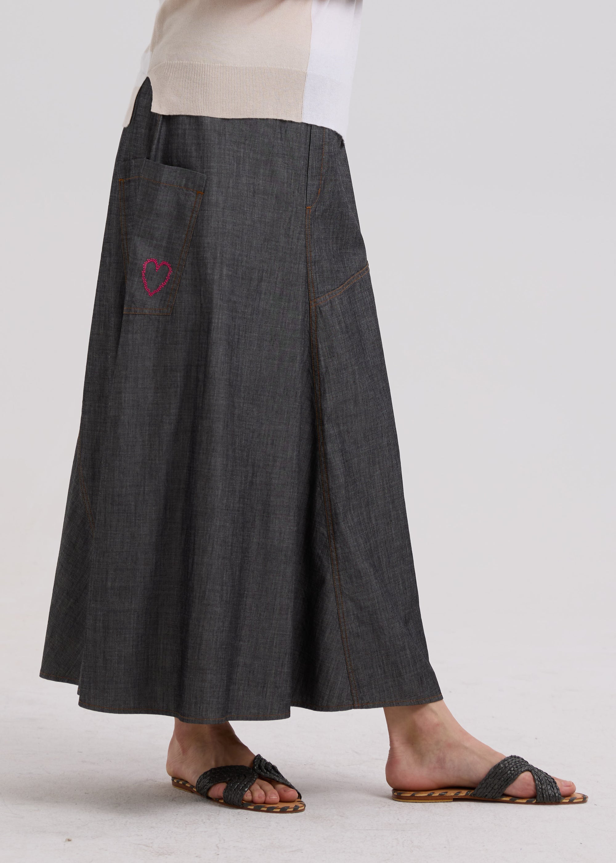 Denim Skirt | Industrial Denim
