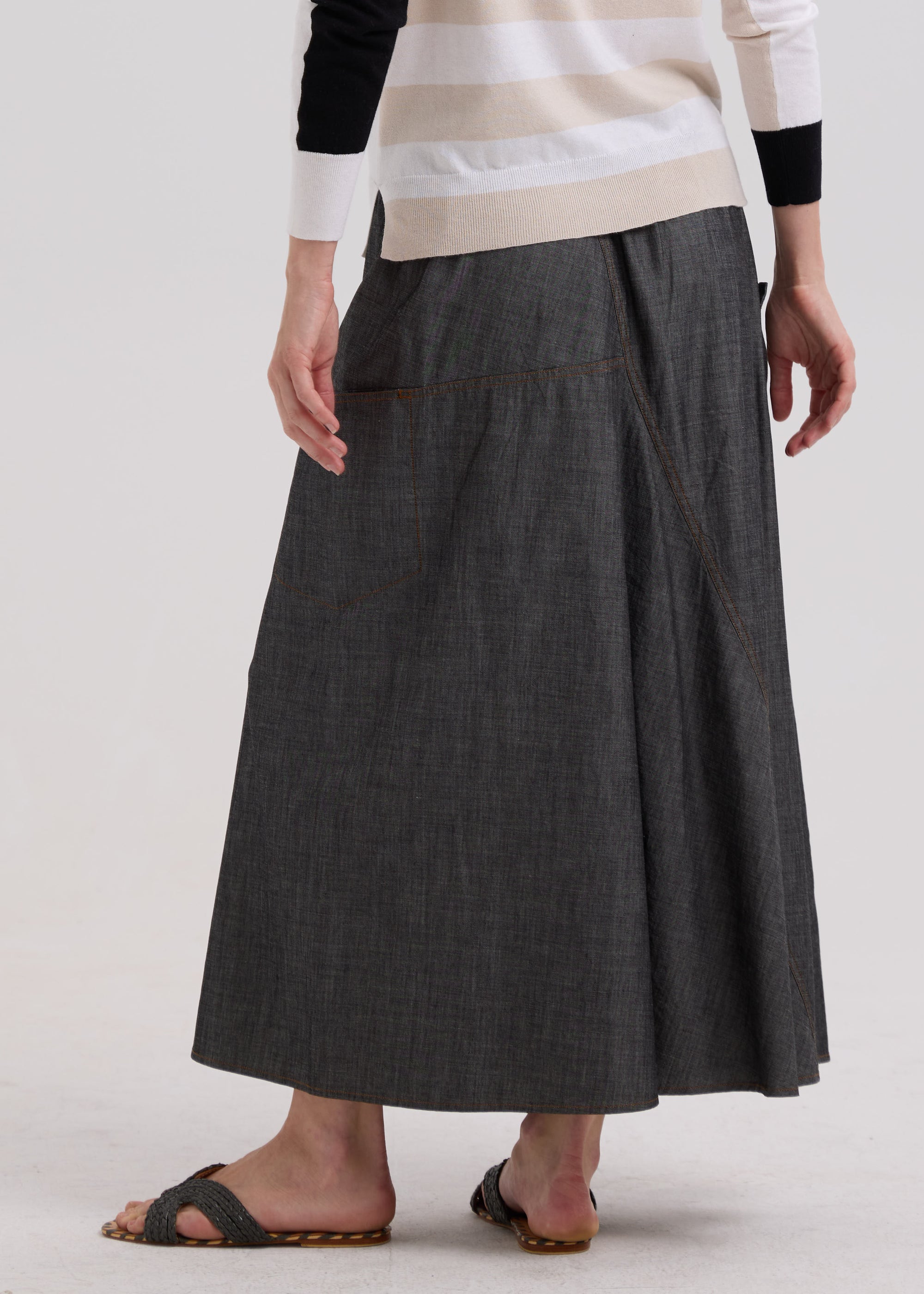 Denim Skirt | Industrial Denim