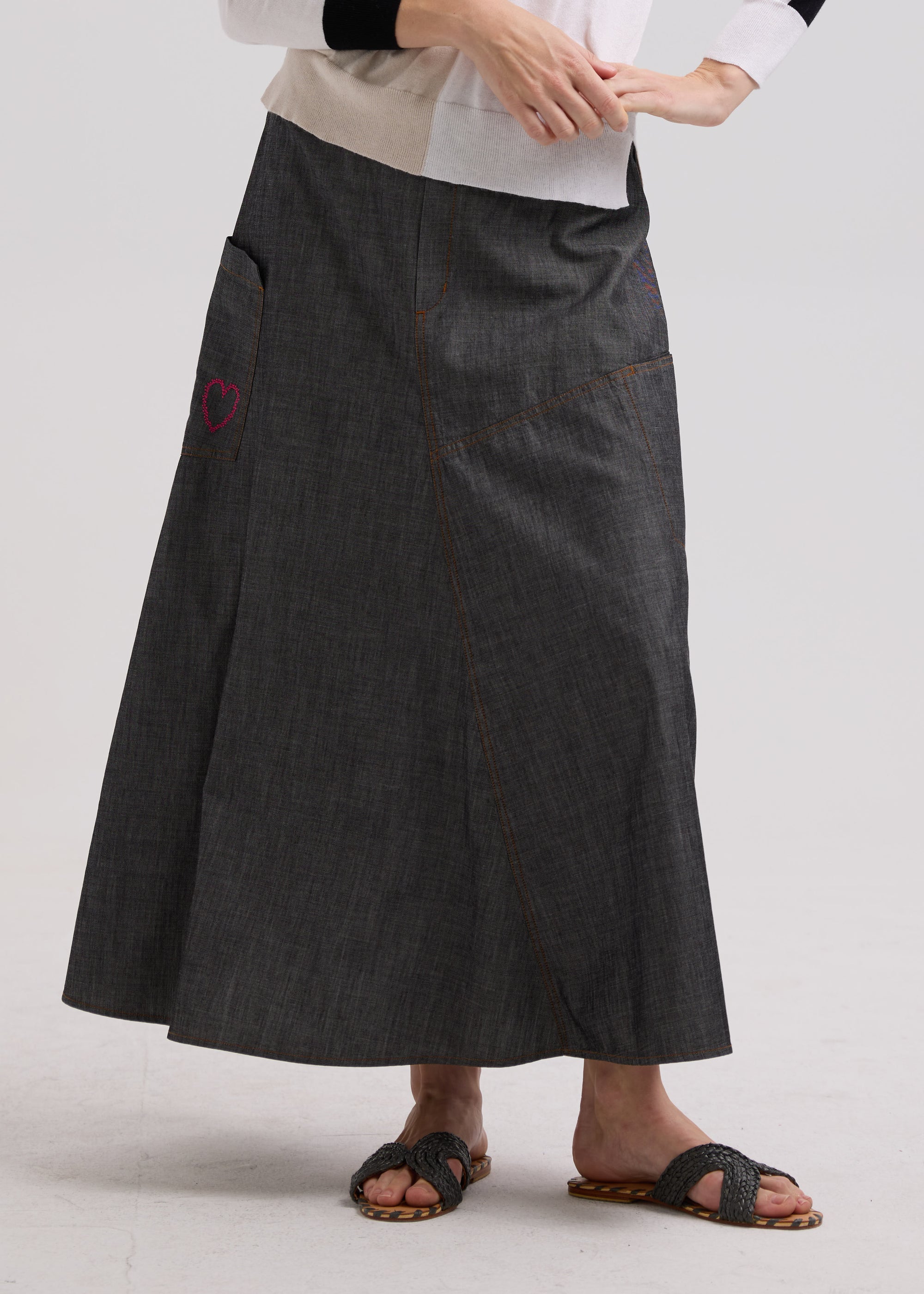Denim Skirt | Industrial Denim