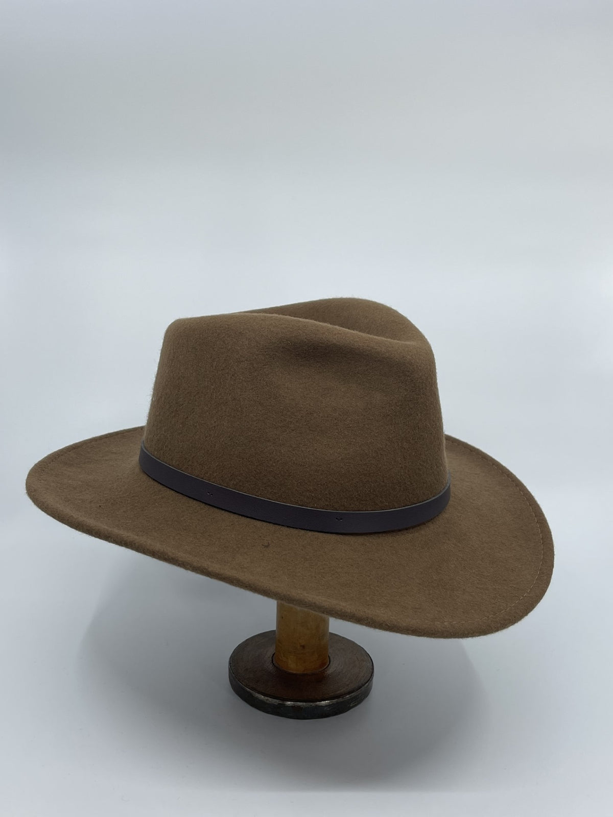 Ziggy Crushable Water Repellent Wool Felt | Pecan - - Beechworth Emporium