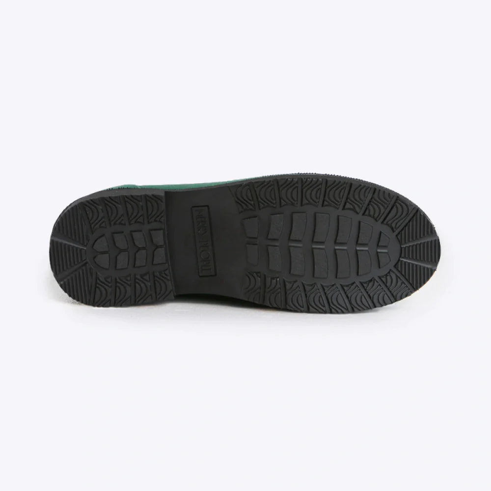 Billie Clog | Alpine Green &amp; Black - Merry People - Beechworth Emporium