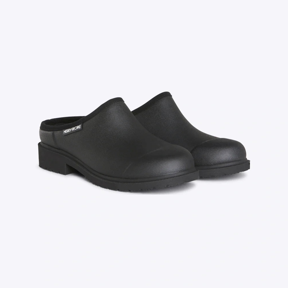 Billie Clog | Black & Black - Merry People - Beechworth Emporium