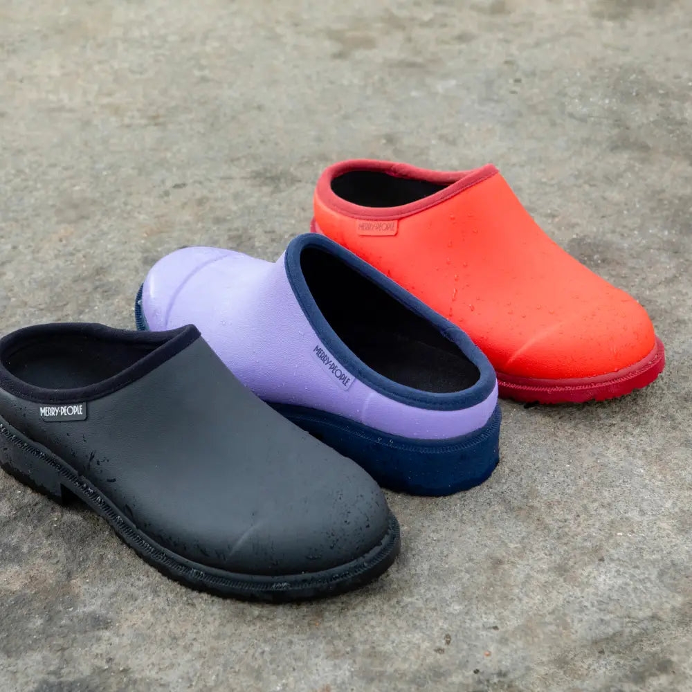 Billie Clog | Black &amp; Black - Merry People - Beechworth Emporium