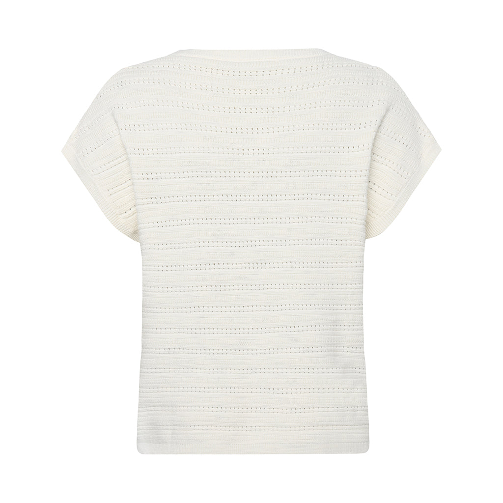 Camma Button Vest | Off White
