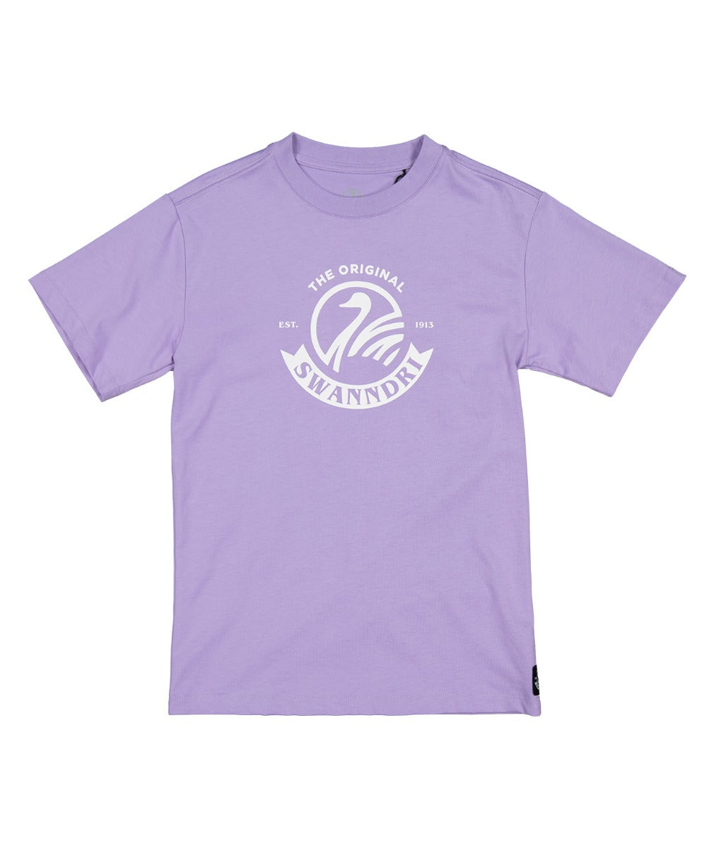 Kids Original V2 T-Shirt | Lavender/White - Swanndri - Beechworth Emporium