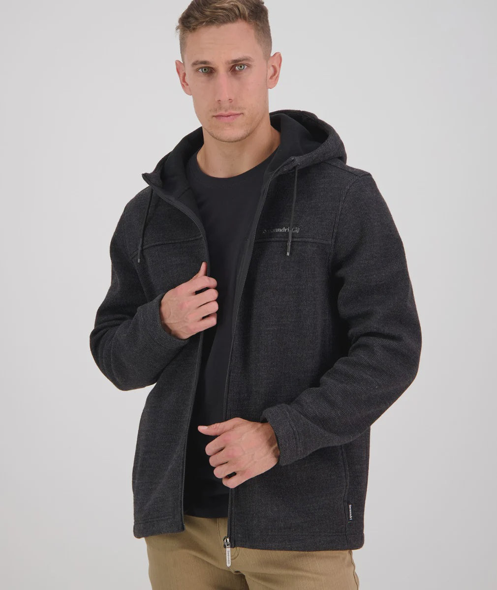 Rifleman Wool Blend Hoodie | Charcoal