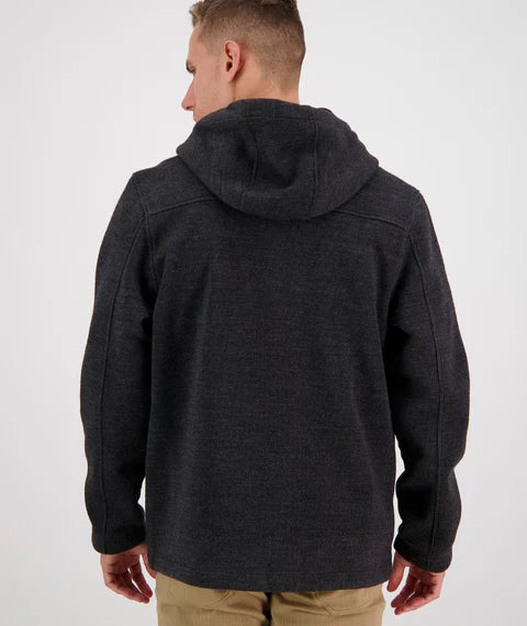 Rifleman Wool Blend Hoodie | Charcoal