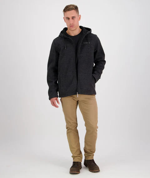Rifleman Wool Blend Hoodie | Charcoal