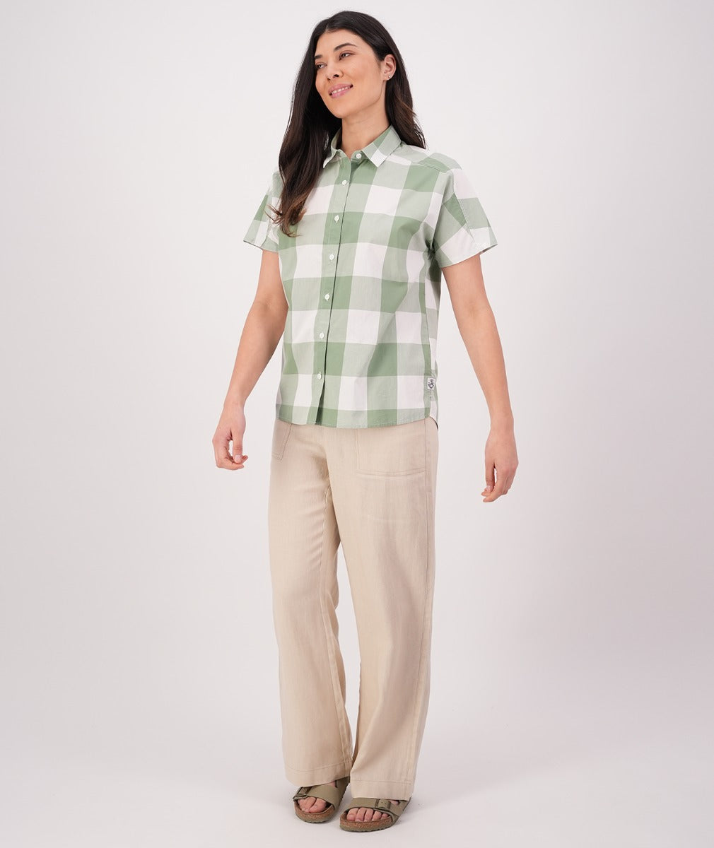 Manaia Short Sleeve Shirt | Fern Check - Swanndri - Beechworth Emporium