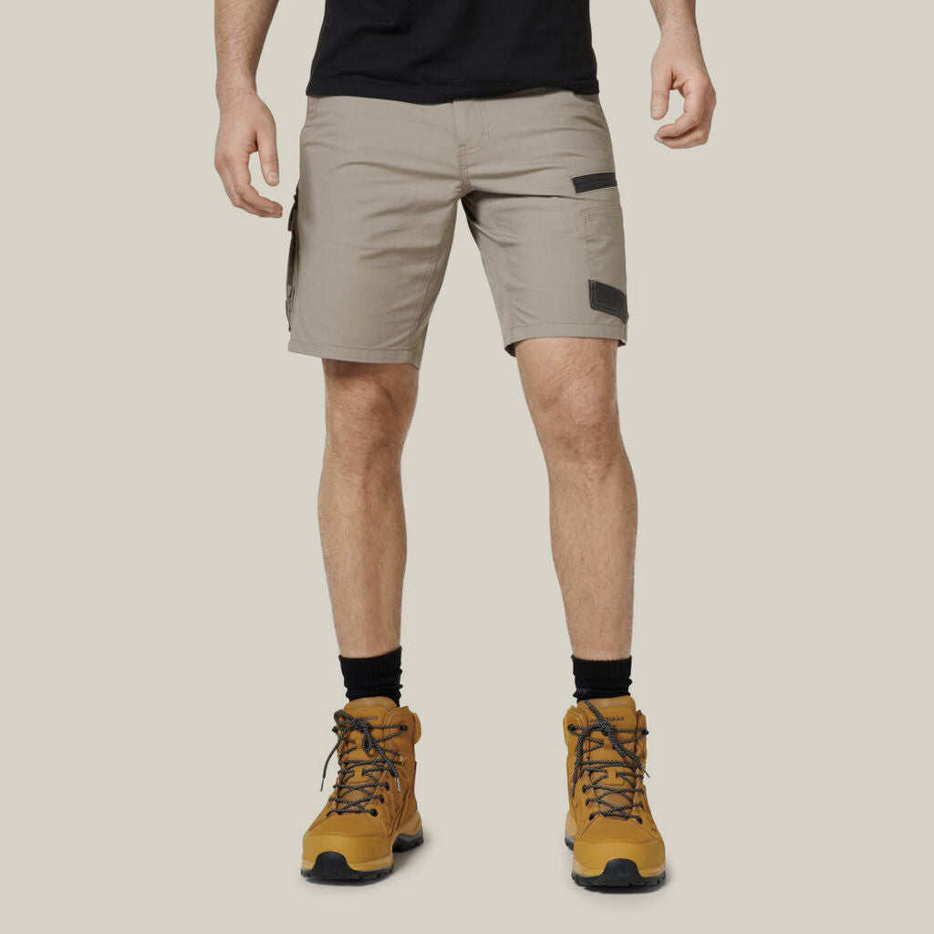 3056 Raptor Rip Resistant Mid Length Short | Desert - Hard Yakka - Beechworth Emporium