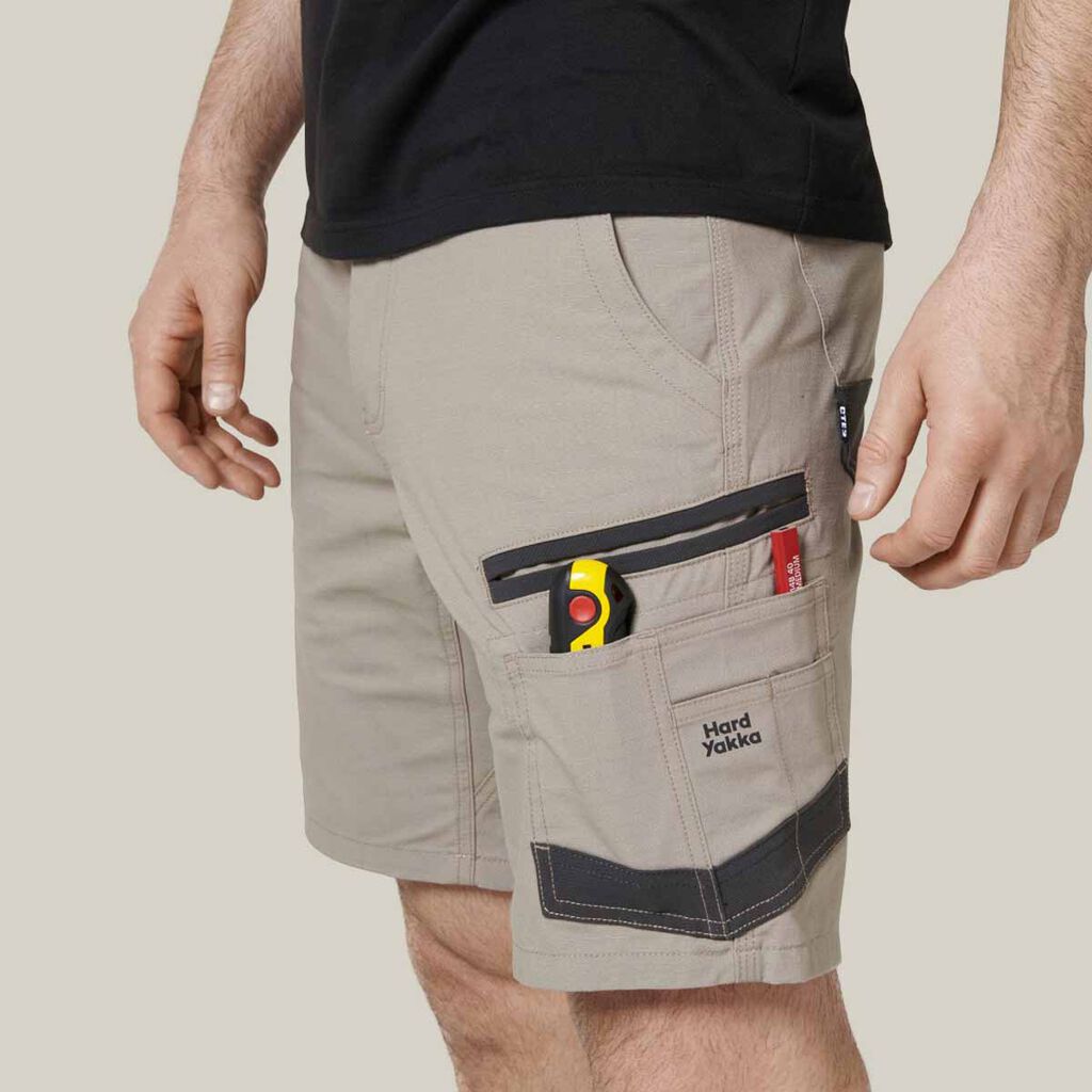 3056 Raptor Rip Resistant Mid Length Short | Desert - - Beechworth Emporium