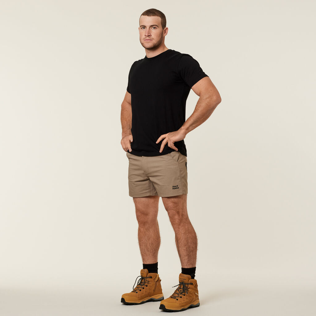3056 Raptor Rip Resistant Short Shorts | Desert - Hard Yakka - Beechworth Emporium