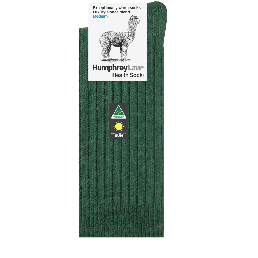 Alpaca Health Sock® - Style 01C - Humphrey Law - Beechworth Emporium