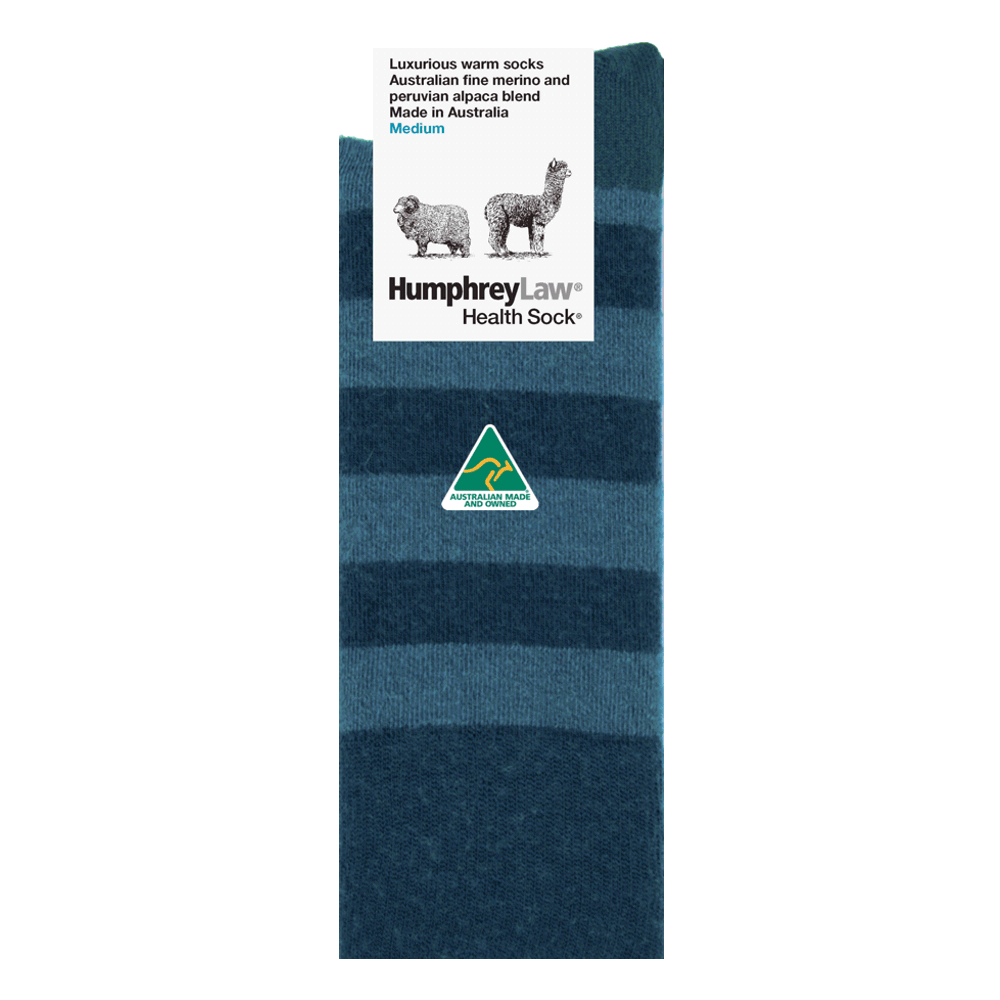 Fine Merino/Baby Alpaca Blend Health Sock® - Style 03C -  - Beechworth Emporium