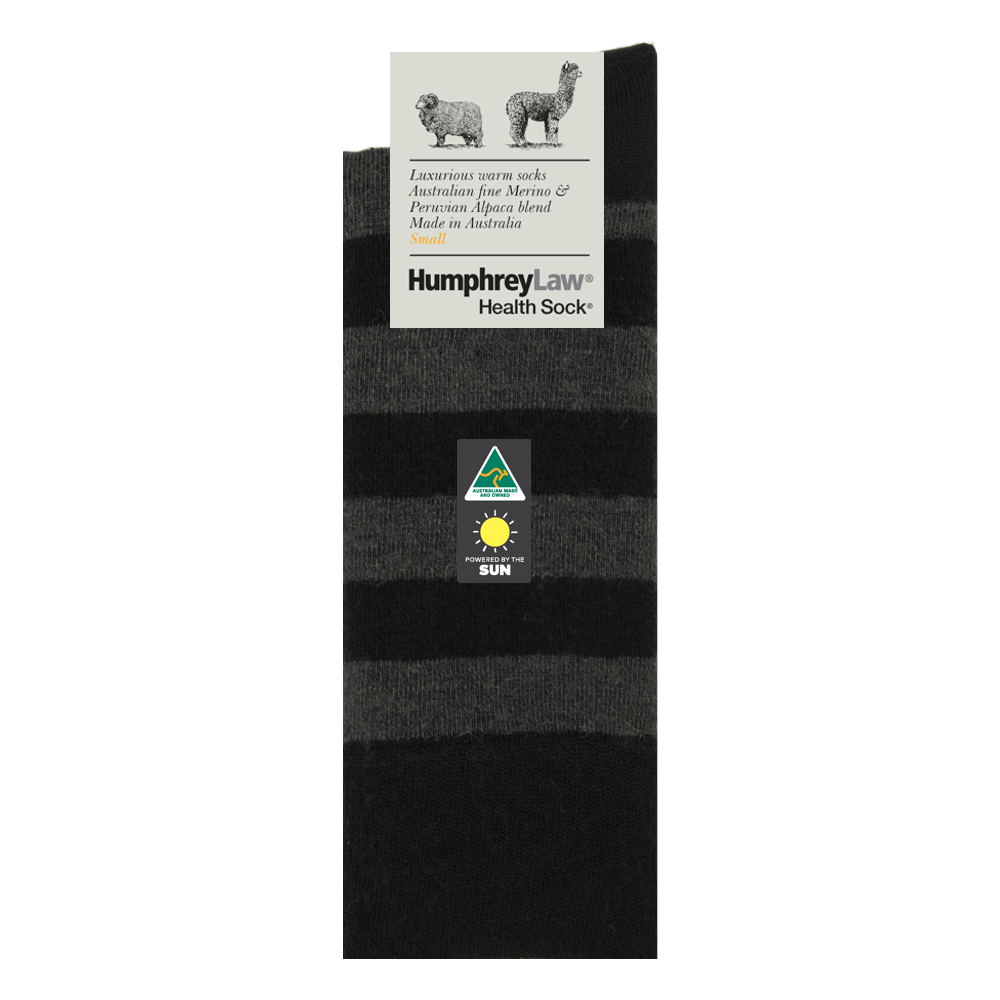 Fine Merino/Baby Alpaca Blend Health Sock® - Style 03C -  - Beechworth Emporium