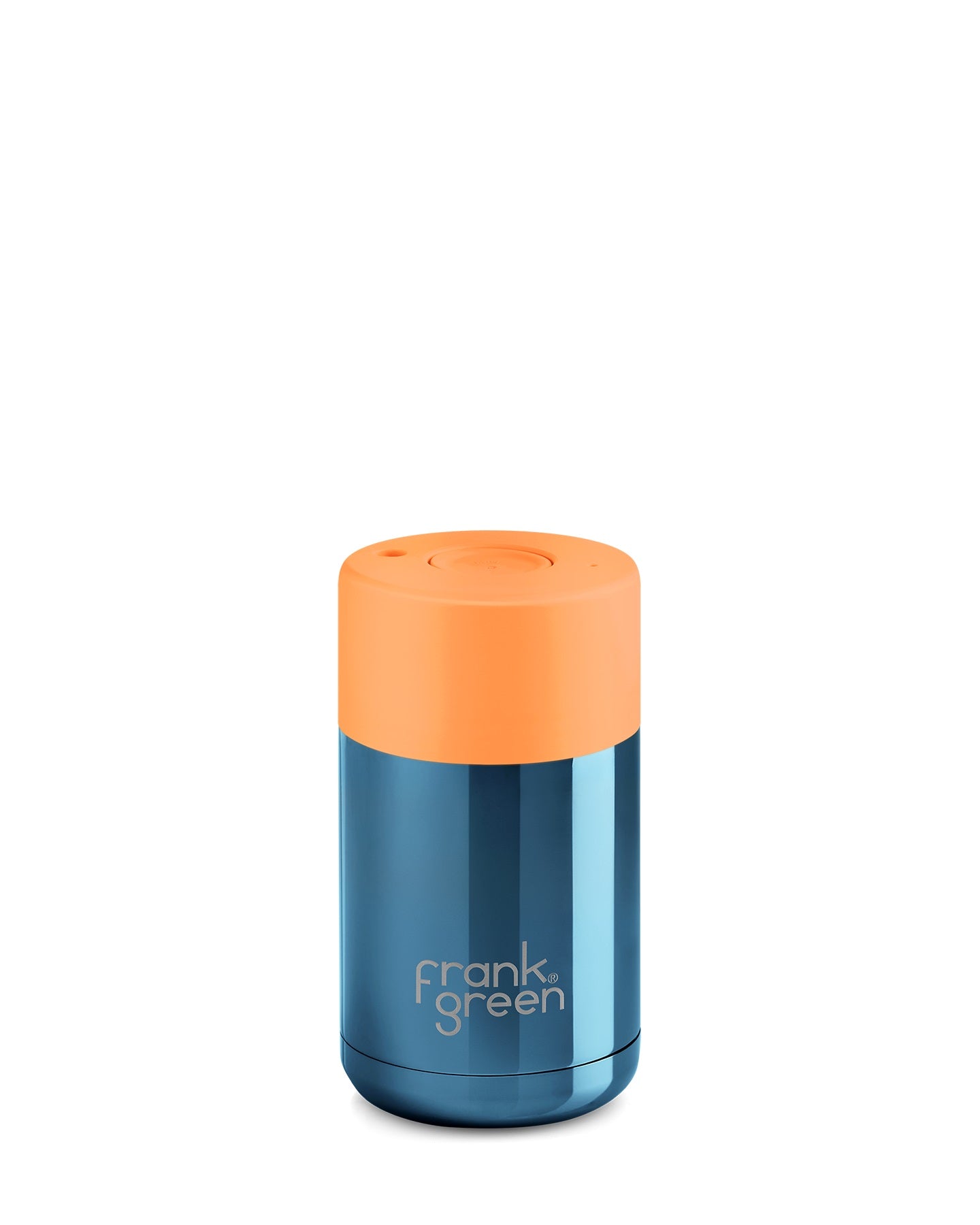 Chrome Ceramic Reusable Cup 10oz | Chrome Blue - - Beechworth Emporium