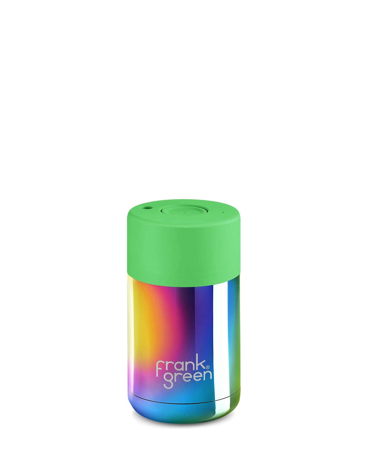 Chrome Ceramic Reusable Cup 10oz | Chrome Rainbow - Frank Green - Beechworth Emporium