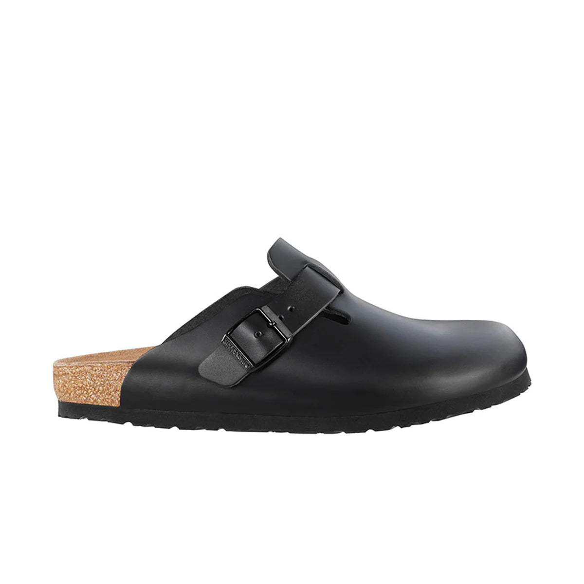 Boston Black Smooth Leather Clog - Birkenstock - Beechworth Emporium