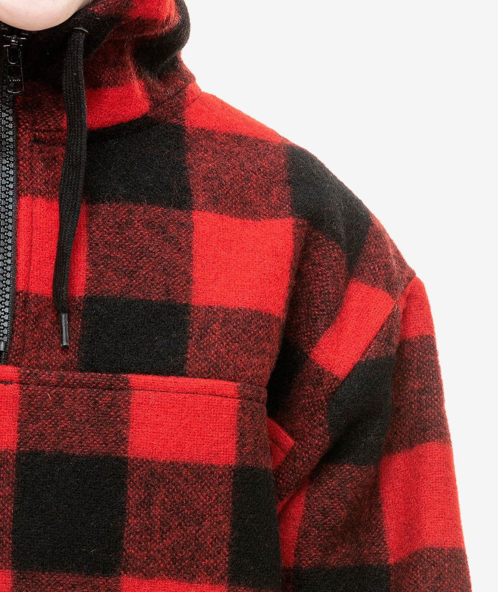 Kids Brixton Bushshirt | Red/Black Check - Swanndri - Beechworth Emporium