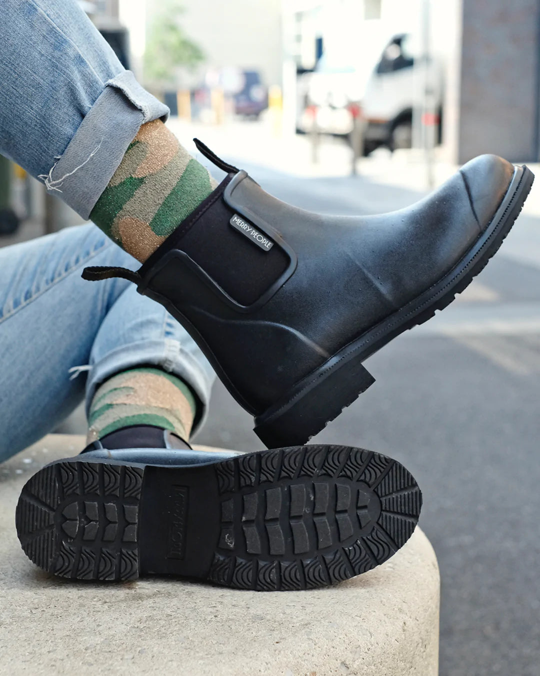 Bobbi Gumboot | Black & Black - - Beechworth Emporium