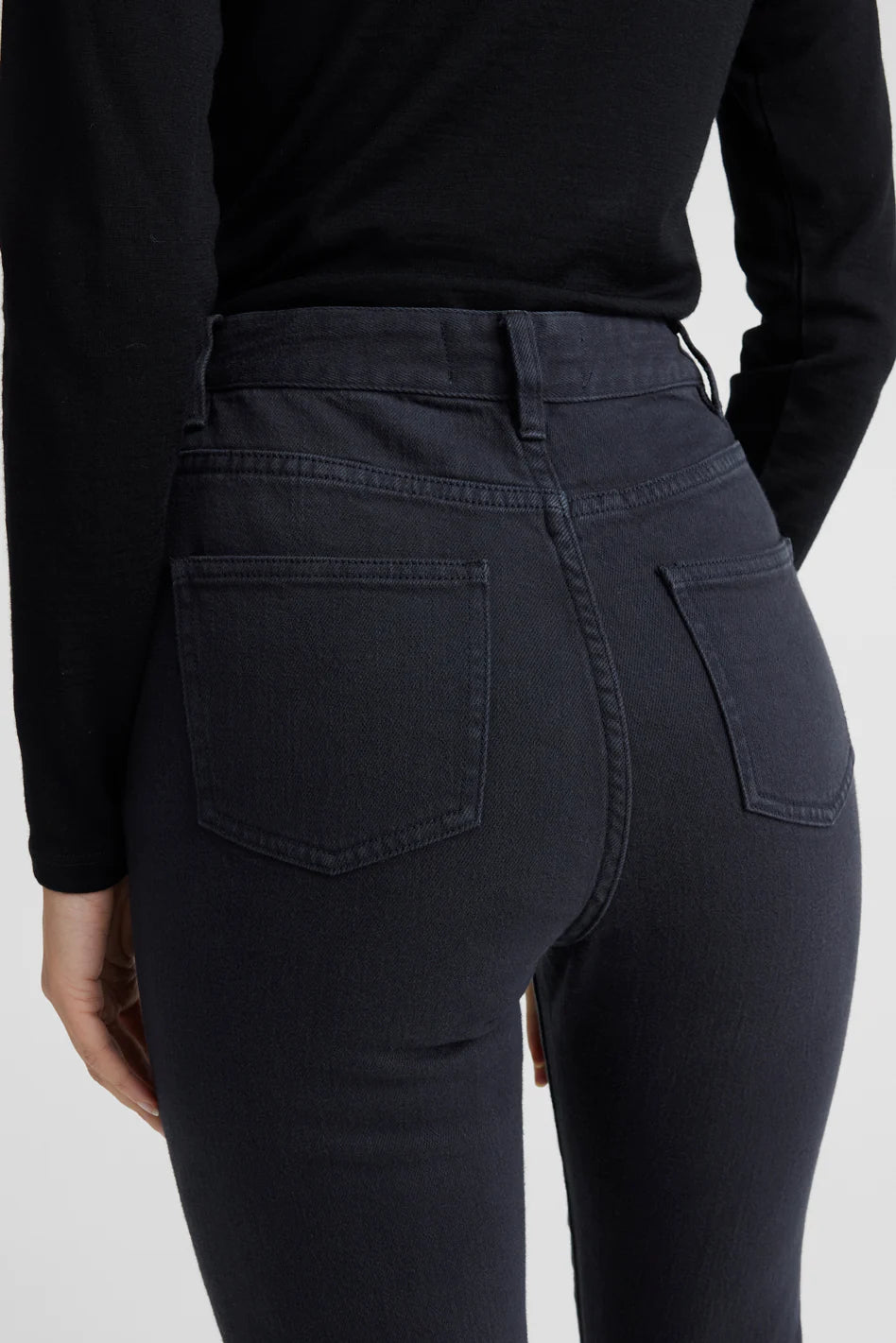 High Rise Straight Leg MERINO-DENIM™ Jean | Ink - Toorallie - Beechworth Emporium