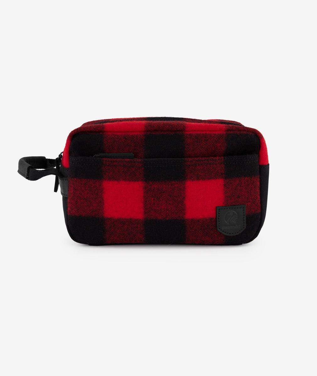 Island Bay Wash Bag | Red Check - - Beechworth Emporium