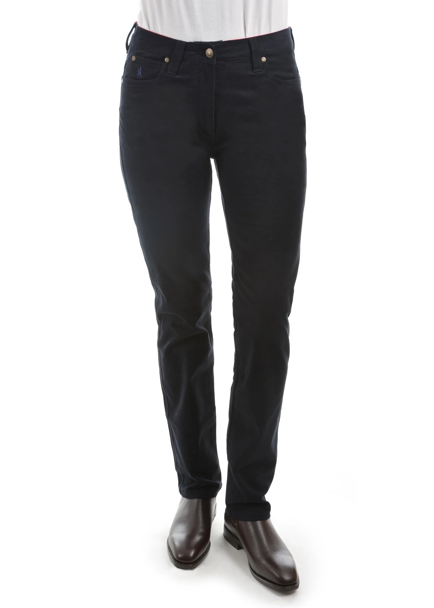 Stretch Moleskin Wonder Jean | Navy - Thomas Cook - Beechworth Emporium