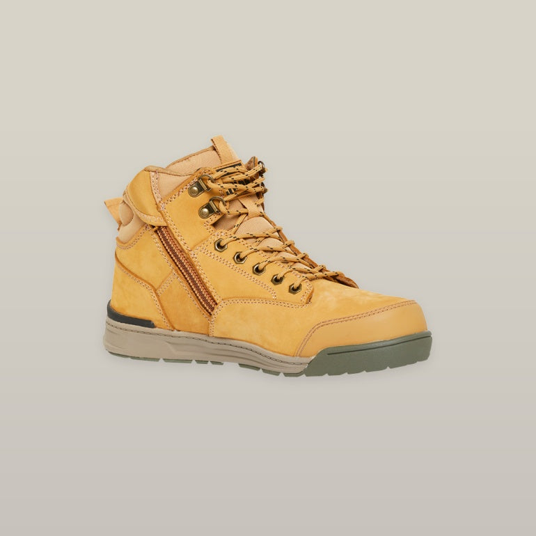 3056 Lace Zip Safety Boot - - Beechworth Emporium