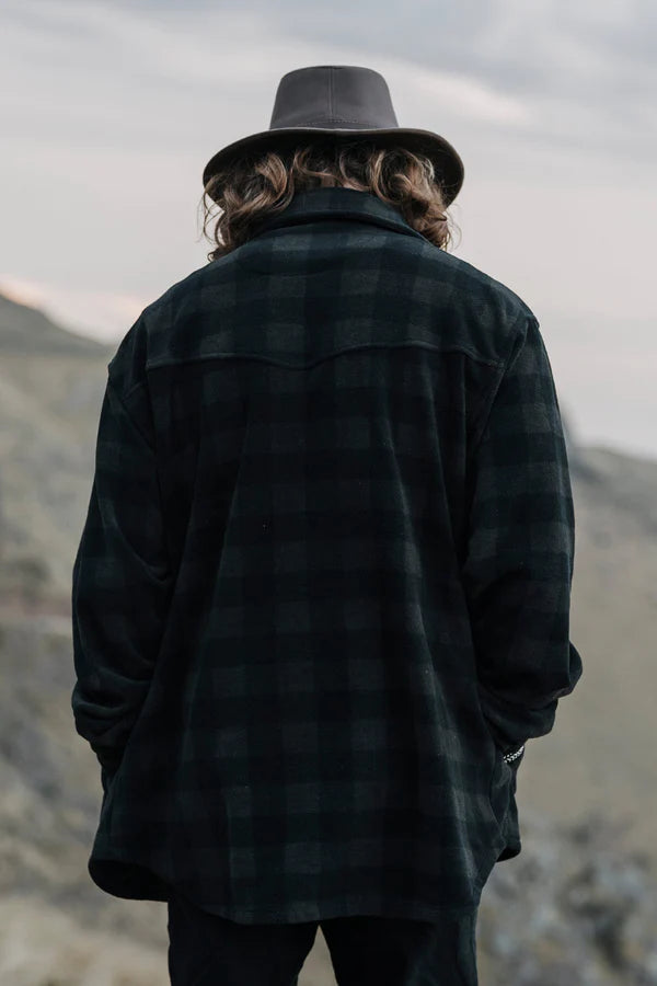Mens Big Shirt | Charcoal - - Beechworth Emporium