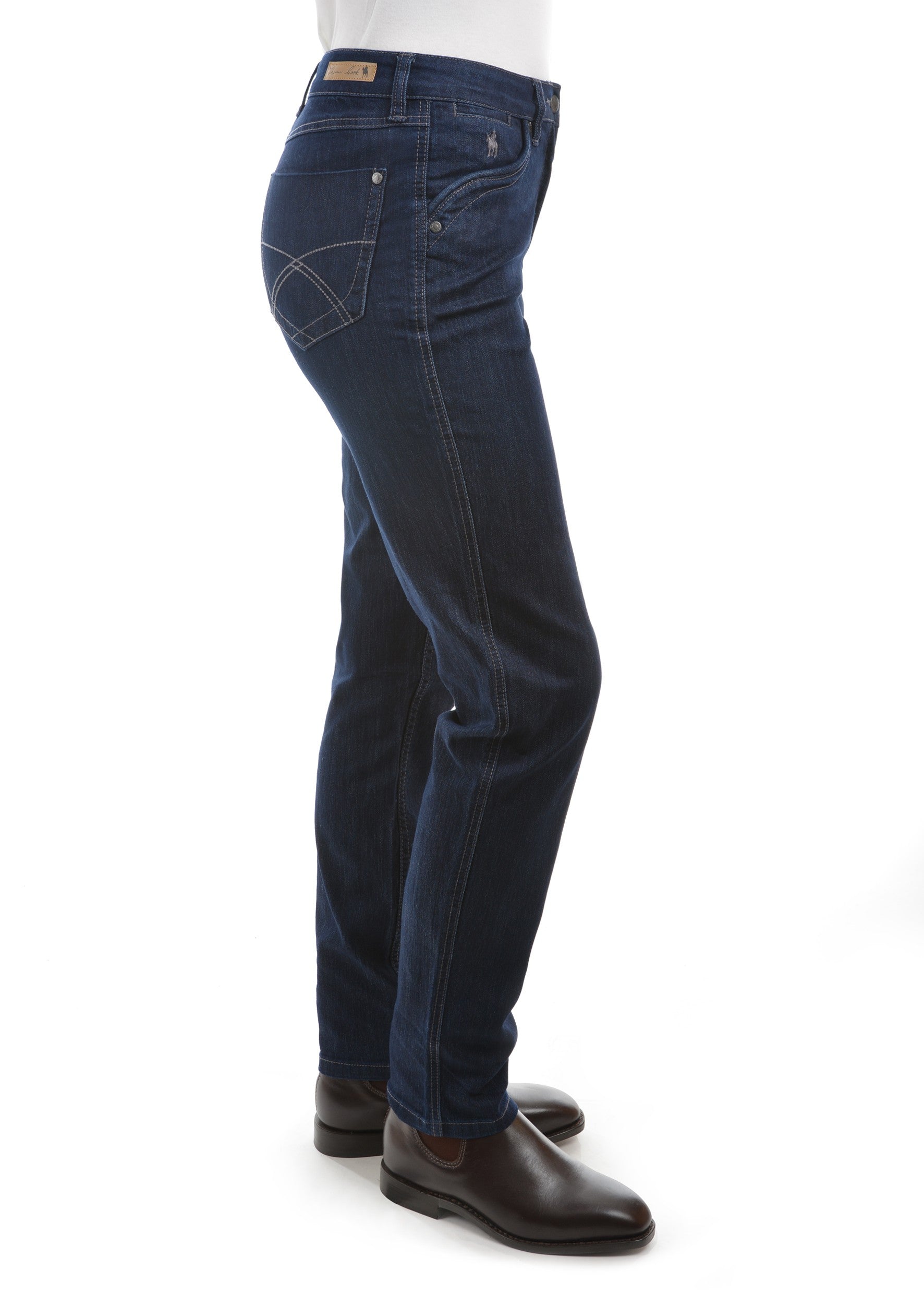Lynda Slim Leg Wonder Jean | Dark Blue Denim -  - Beechworth Emporium