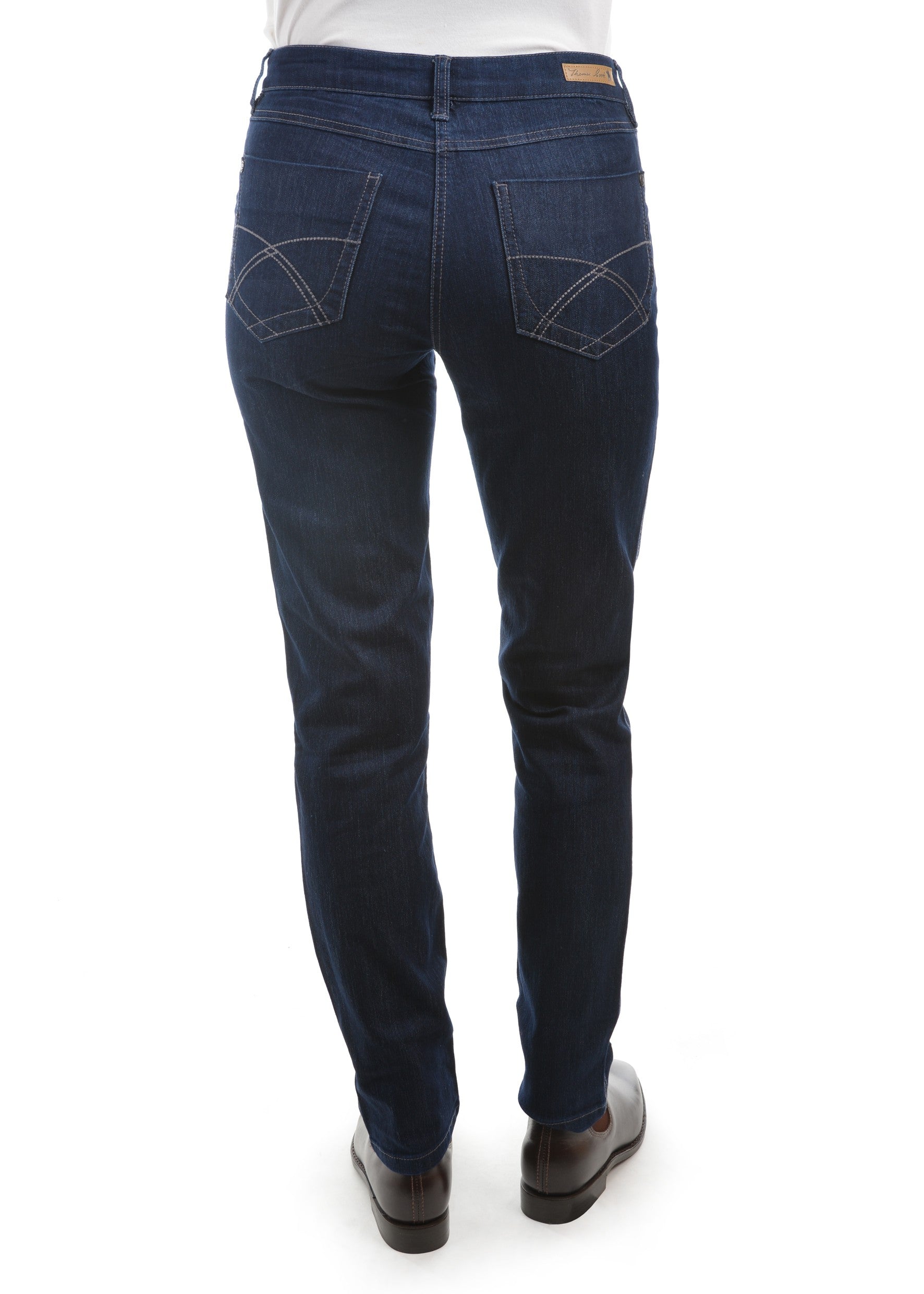 Lynda Slim Leg Wonder Jean | Dark Blue Denim -  - Beechworth Emporium