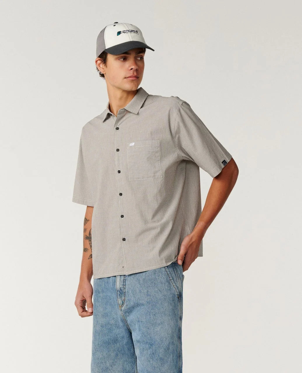 Archive Striped Out Short Sleeve Shirt