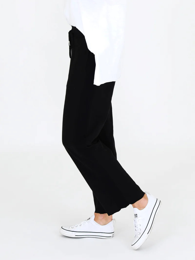 Venus Wide Leg Joggers with Rib Panel - 3rd Story - Beechworth Emporium